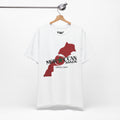 Moroccan Made Map Tee | Morocco Flag Outline T-Shirt