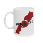 Morocco Map Ceramic Mug 11 oz