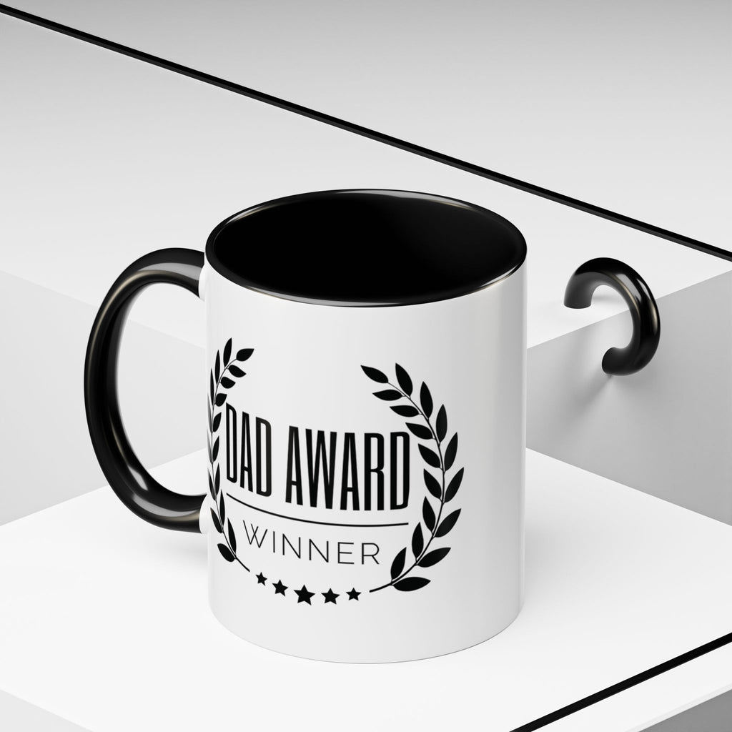 Dad Award Winner Coffee Mug - Perfect Gift for Father's Day, Birthdays, and Special Celebrations, 11oz & 15oz Options, Humor, Gift for Dads.