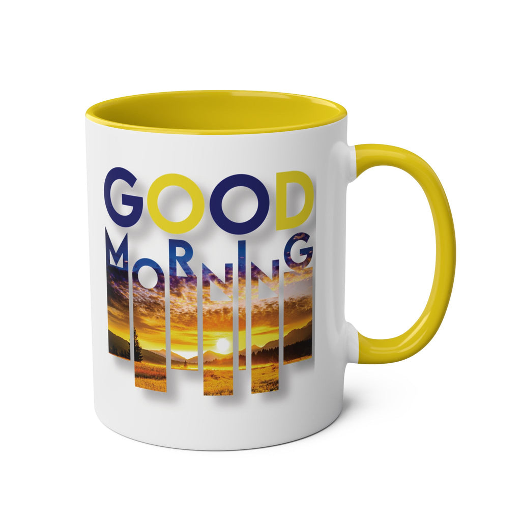 Good Morning Sunrise Two-Tone Coffee Mug