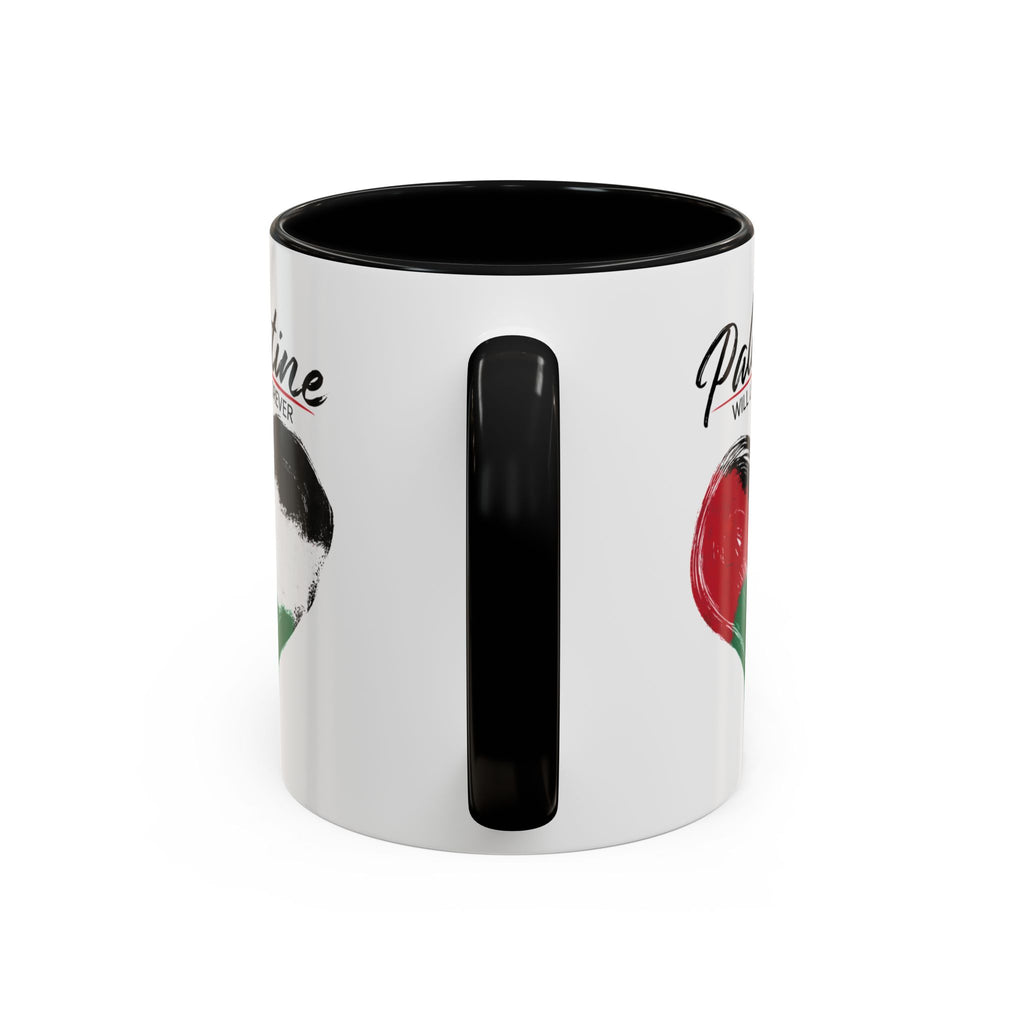 Heartfelt Palestine Coffee Mug - Love and Solidarity in Every Sip