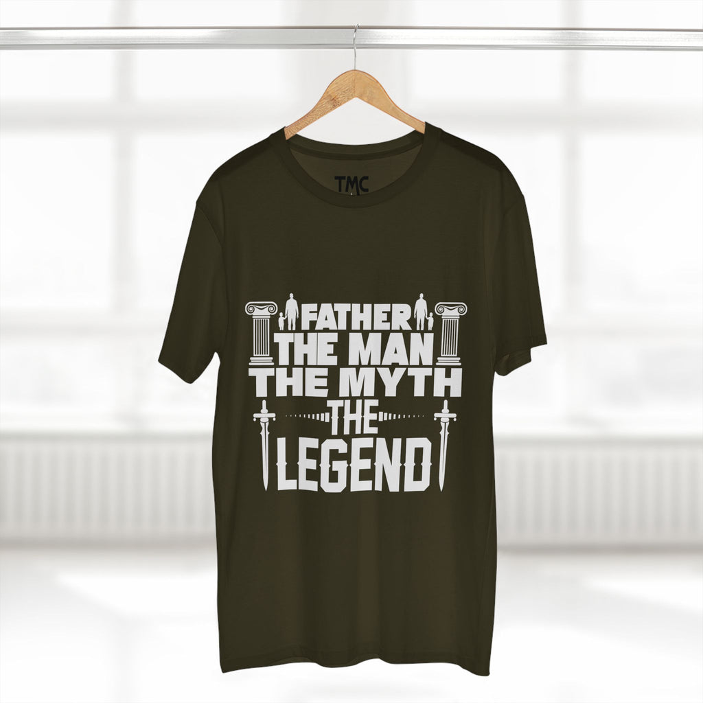 Father - The Man, The Myth, The Legend, T-Shirt, Dad Gift, Father's Day Present, Inspirational Tee Shirt, Man T-Shirt, Birthday Gift.