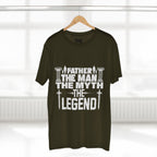 Father - The Man, The Myth, The Legend, T-Shirt, Dad Gift, Father's Day Present, Inspirational Tee Shirt, Man T-Shirt, Birthday Gift.