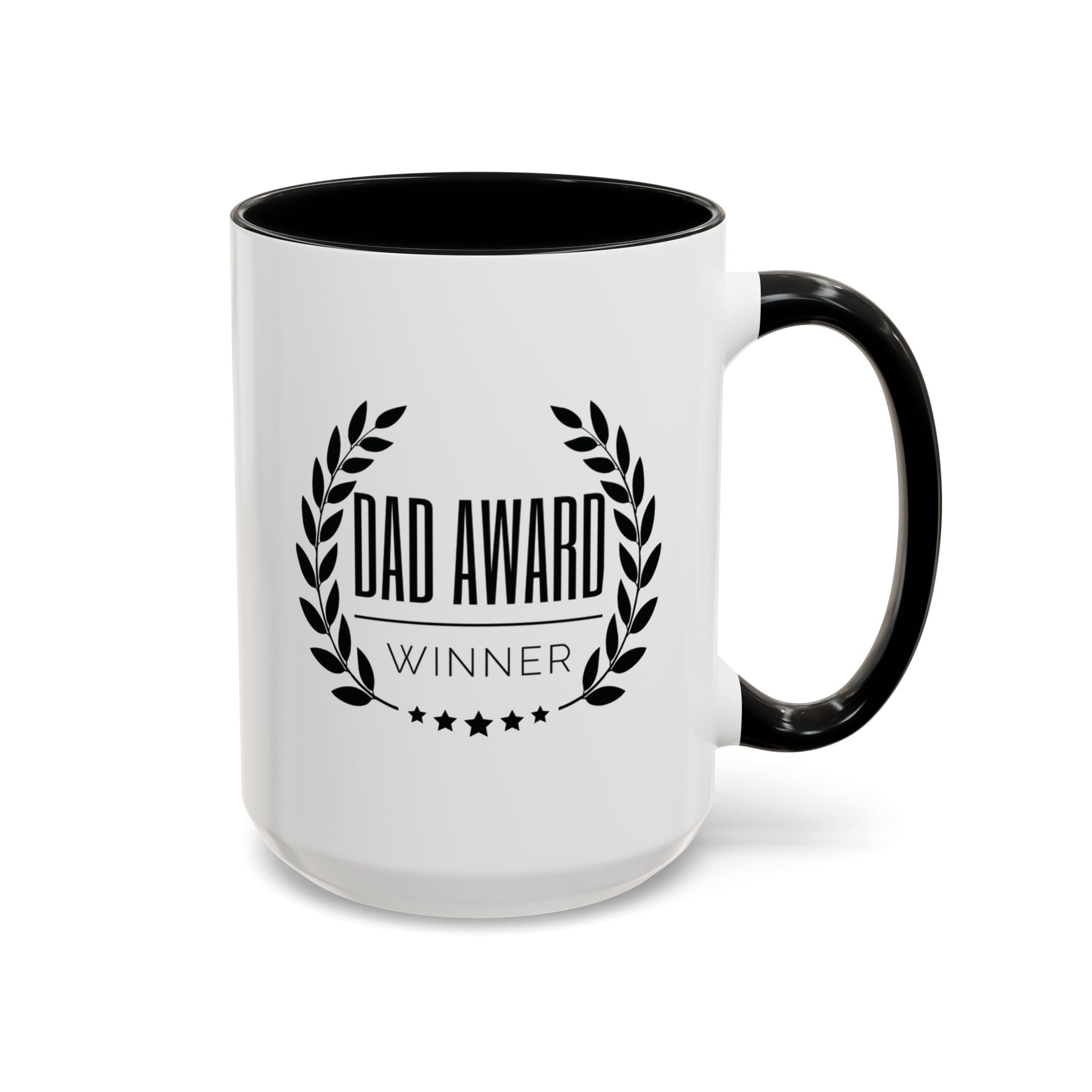 Dad Award Winner Coffee Mug - Perfect Gift for Father's Day, Birthdays, and Special Celebrations, 11oz & 15oz Options, Humor, Gift for Dads.