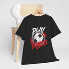 Play Fearless Soccer T-Shirt | Motivational Soccer Graphic Tee | Athlete Gift | Soccer Player Shirt | Sports Fan Unisex Tee