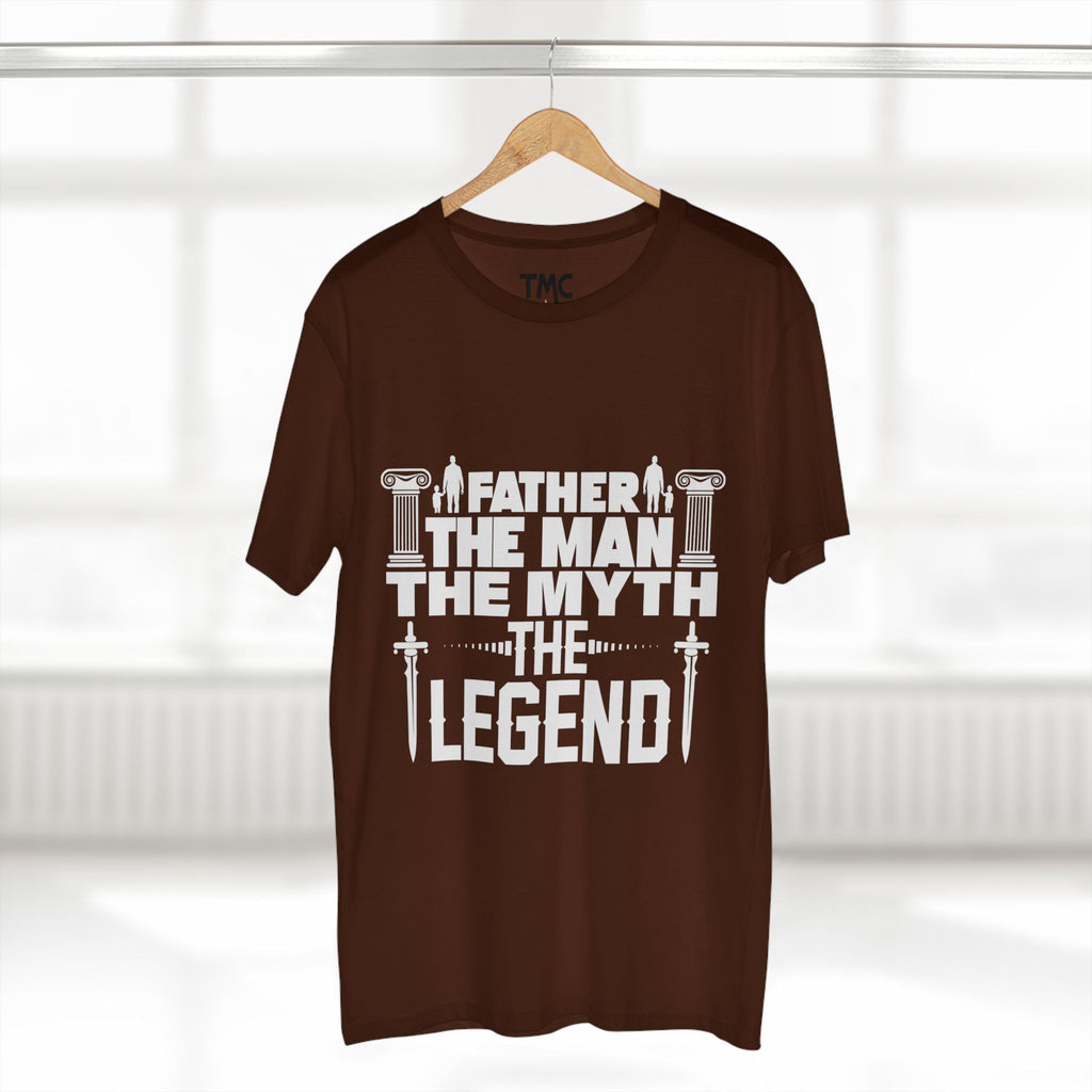Father - The Man, The Myth, The Legend, T-Shirt, Dad Gift, Father's Day Present, Inspirational Tee Shirt, Man T-Shirt, Birthday Gift.