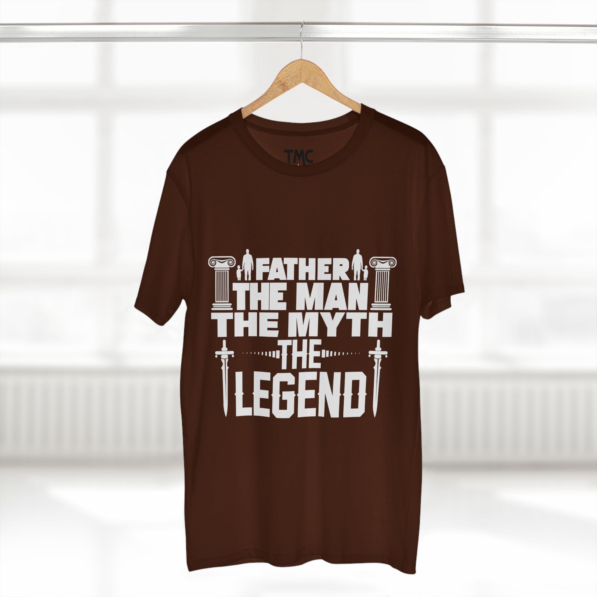 Father - The Man, The Myth, The Legend, T-Shirt, Dad Gift, Father's Day Present, Inspirational Tee Shirt, Man T-Shirt, Birthday Gift.