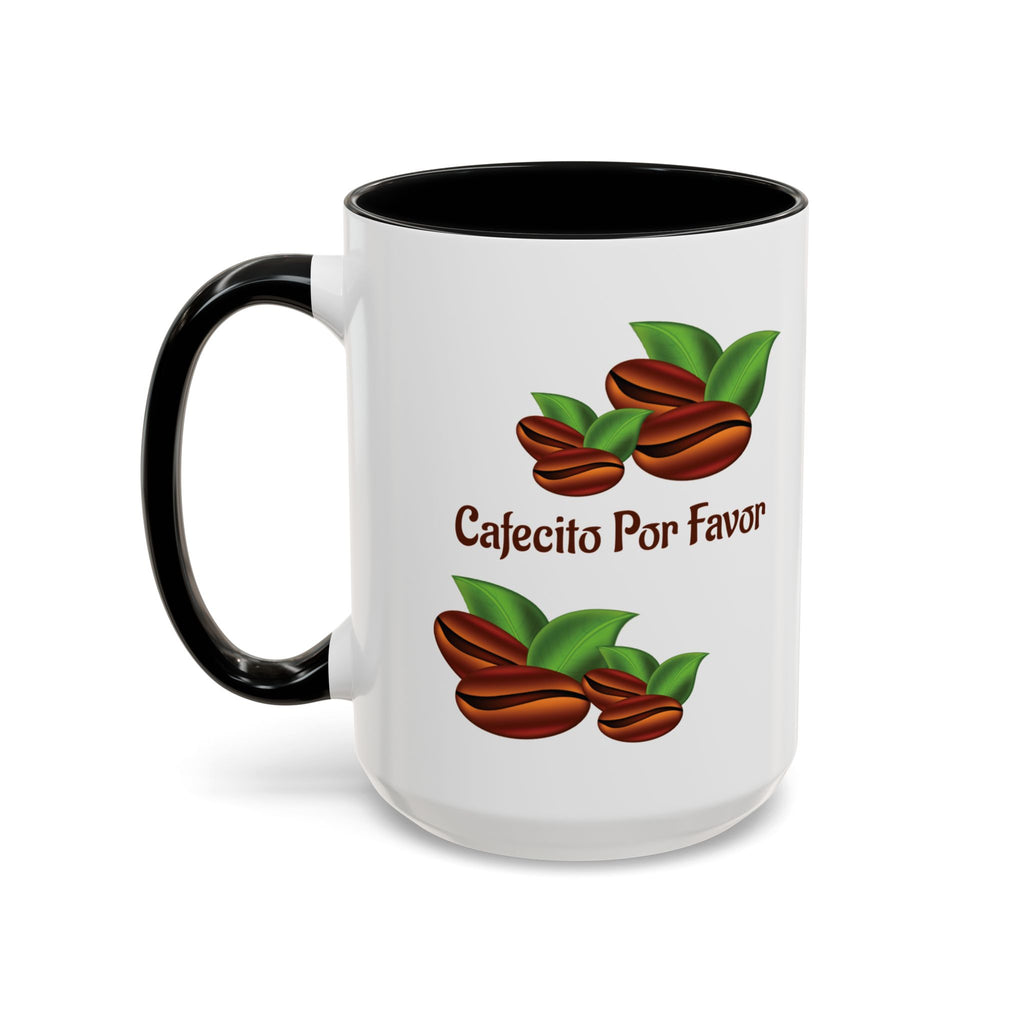 Cafecito Por Favor Accent Coffee Mug — Spanish Coffee Cup, Coffee Lover Gift
