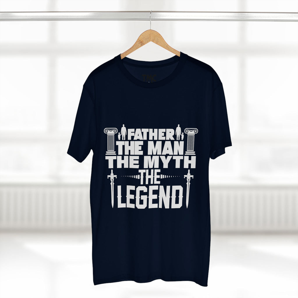 Father - The Man, The Myth, The Legend, T-Shirt, Dad Gift, Father's Day Present, Inspirational Tee Shirt, Man T-Shirt, Birthday Gift.