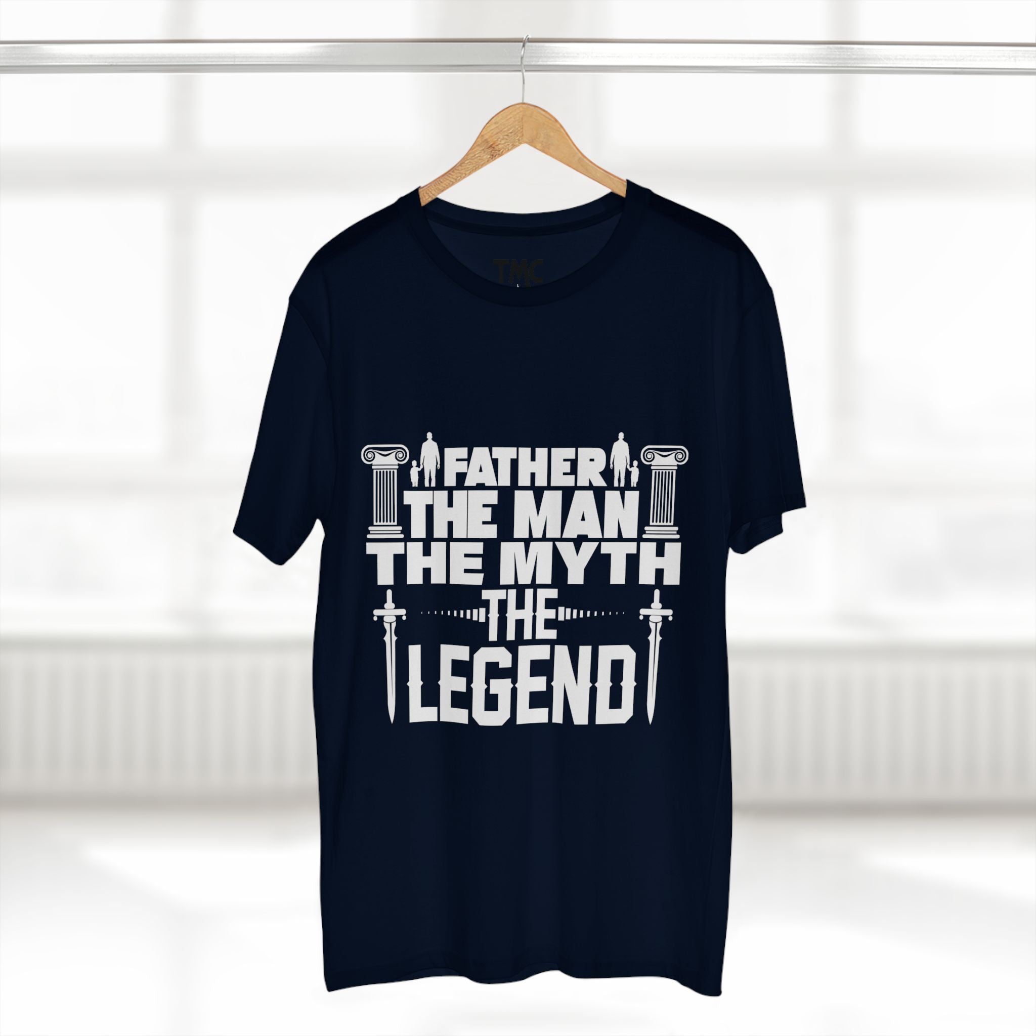 Father - The Man, The Myth, The Legend, T-Shirt, Dad Gift, Father's Day Present, Inspirational Tee Shirt, Man T-Shirt, Birthday Gift.