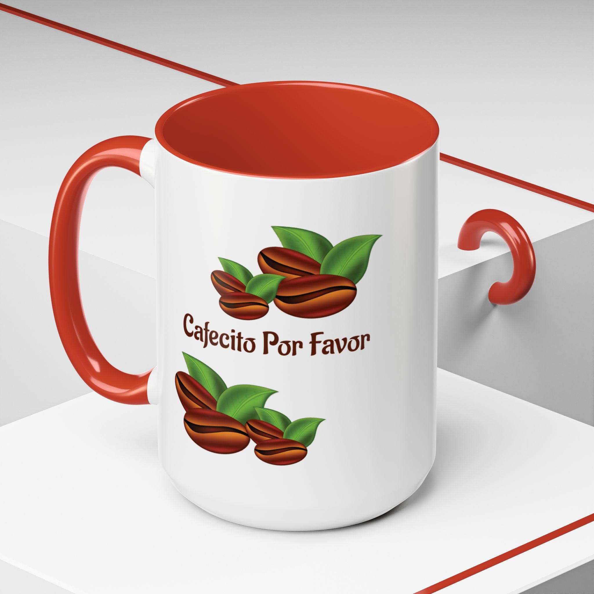 Cafecito Por Favor Accent Coffee Mug — Spanish Coffee Cup, Coffee Lover Gift