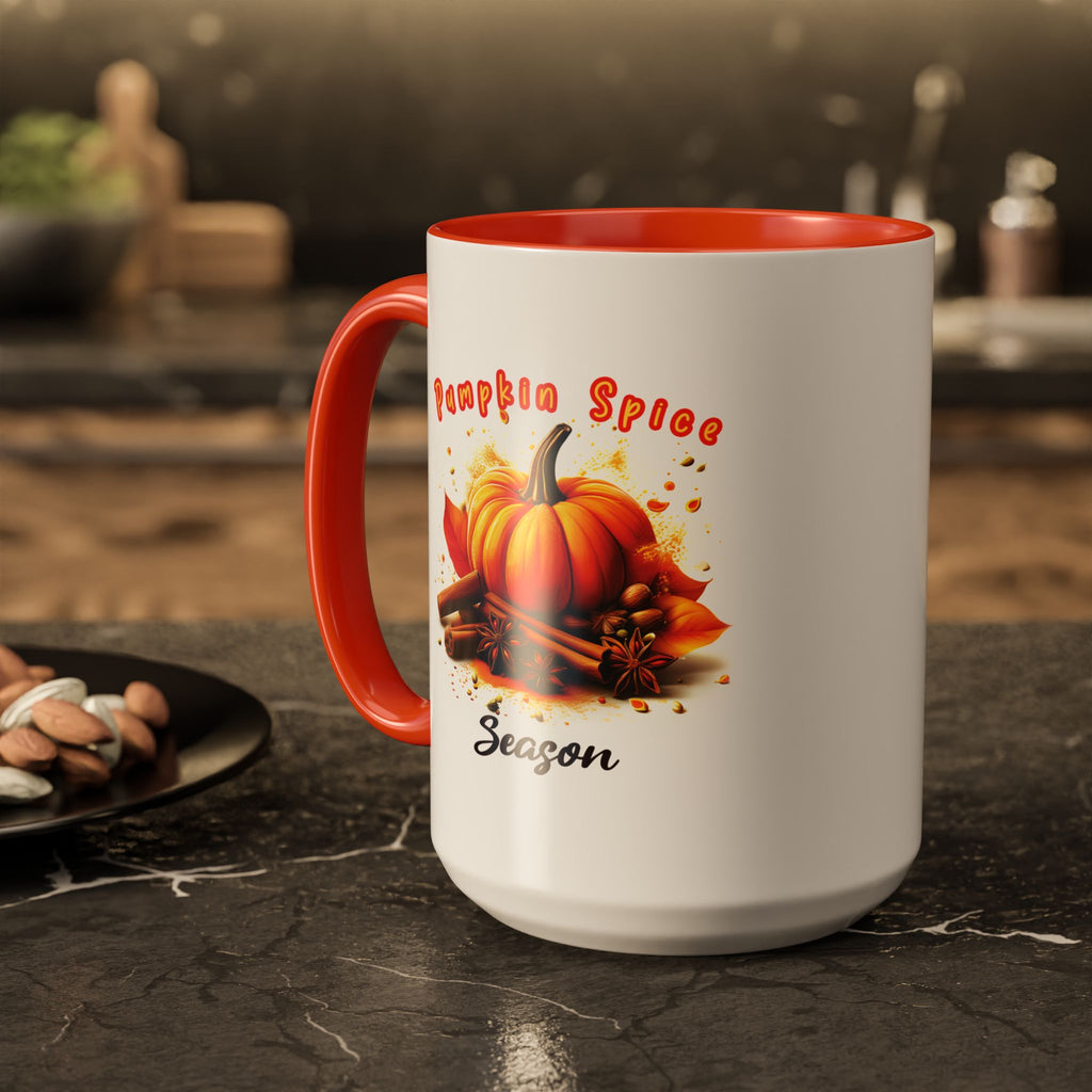 Pumpkin Spice Mug, Fall Coffee Cup.