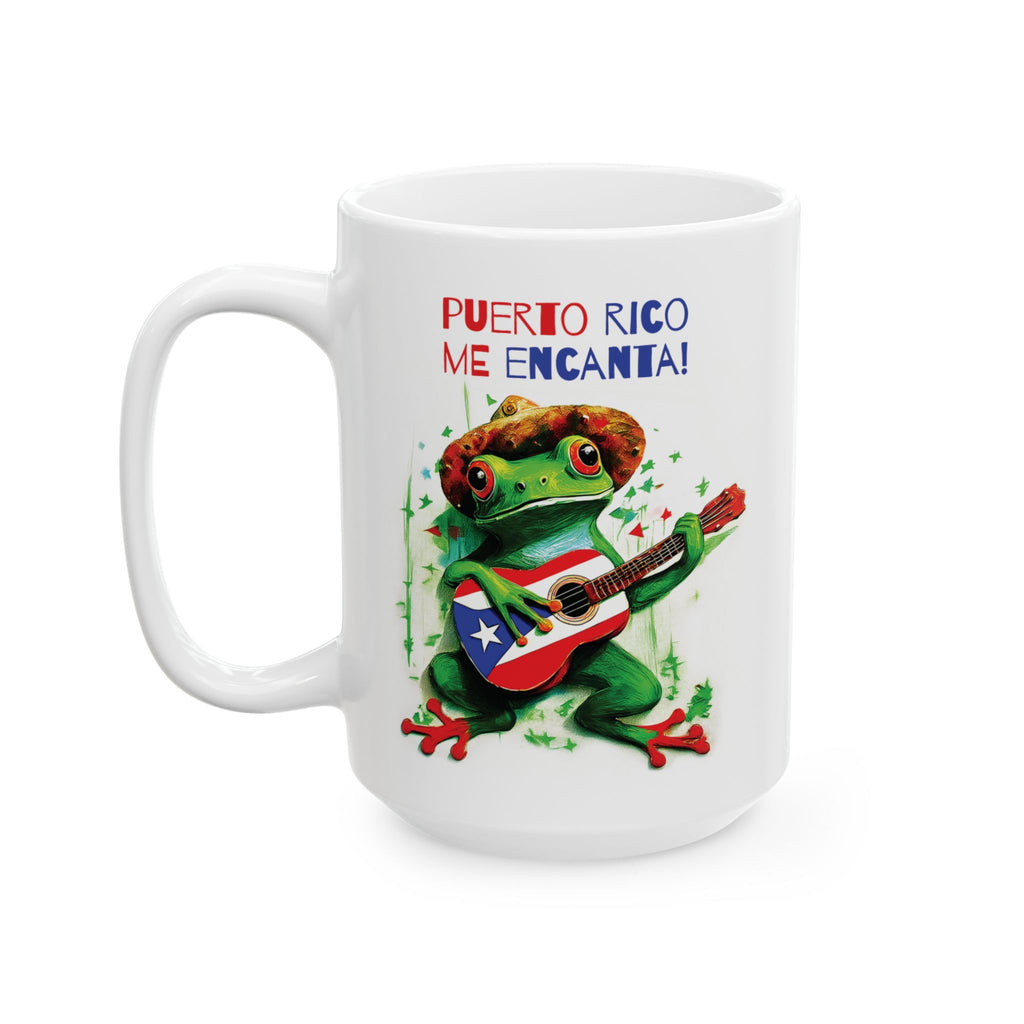 Puerto Rico Me Encanta Coqui Ceramic Mug