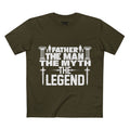 Father - The Man, The Myth, The Legend, T-Shirt, Dad Gift, Father's Day Present, Inspirational Tee Shirt, Man T-Shirt, Birthday Gift.