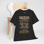 Success Through Consistency Motivational T-Shirt | The Mug Core