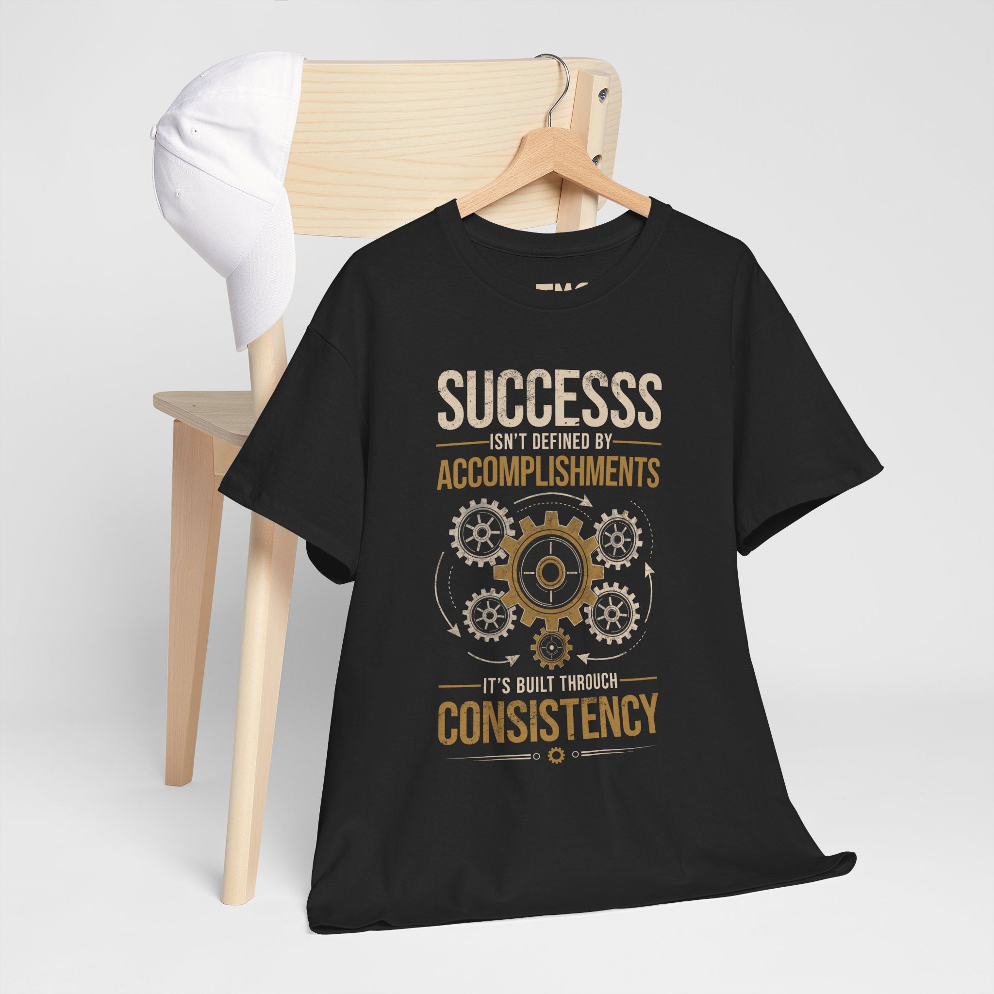Success Through Consistency Motivational T-Shirt | The Mug Core
